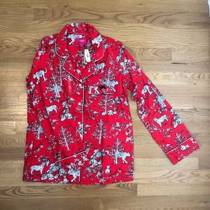 Victoria's Secret Leopard/Tiger/Trees Pajama TOP